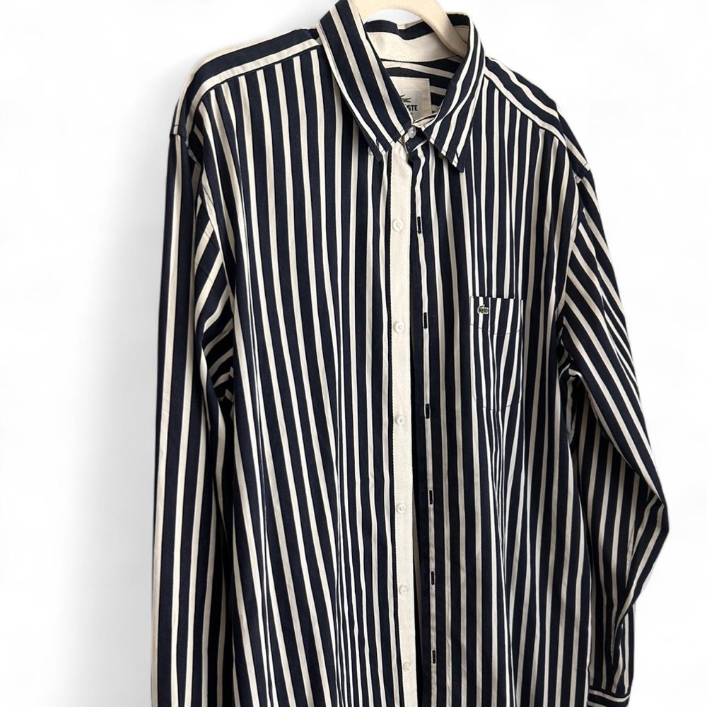 Lacoste Pinstripe Button Down - Picture 2 of 5